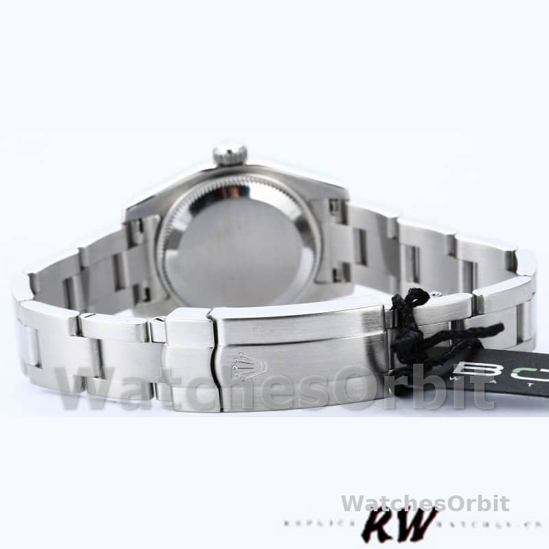 Rolex Oyster Perpetual 176234 Black Dial Fluted Bezel 26MM Lady Replica Watch