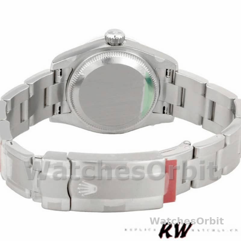 Rolex Oyster Perpetual 176234 Silver Maxi Arabic Dial 26mm Lady Replica Watch