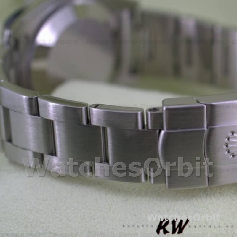 Rolex Oyster Perpetual 177200 Black Dial Blue Baton 31mm Lady Replica Watch
