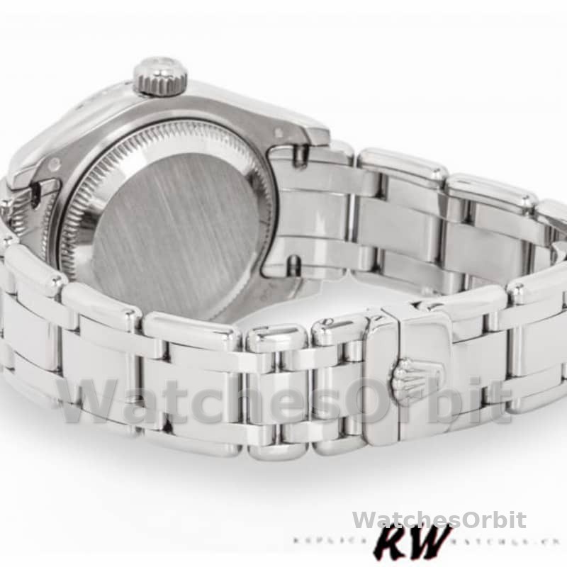 Rolex Masterpiece Pearlmaster 80319 White Dial 29MM Lady Replica Watch