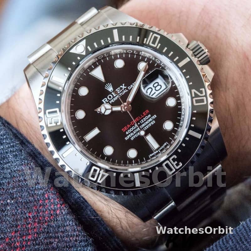 Rolex Sea-Dweller 126600 Stainless Steel Black Dial 43MM Mens Replica Watch