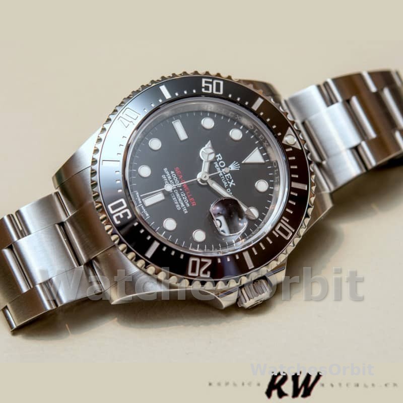 Rolex Sea-Dweller 126600 Stainless Steel Black Dial 43MM Mens Replica Watch