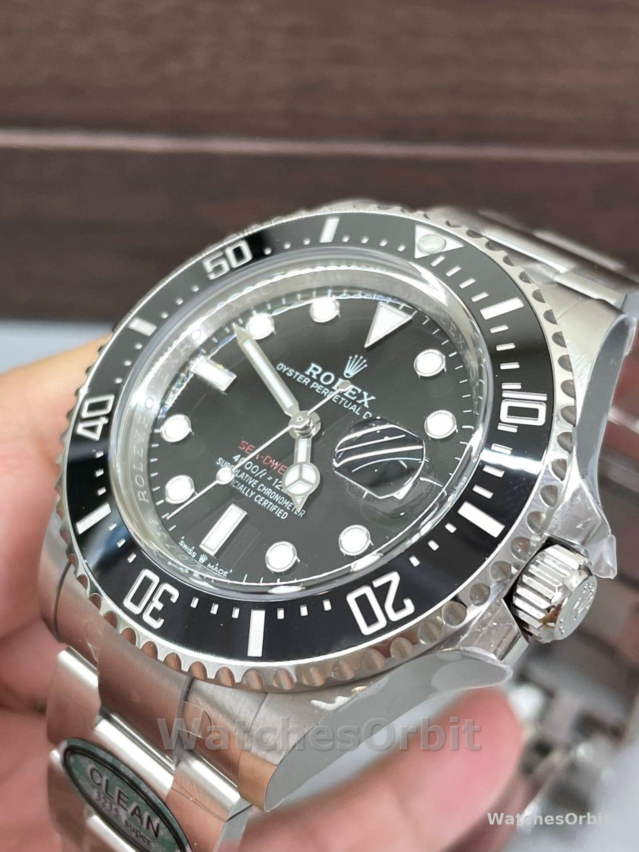 Rolex Sea-Dweller 126600 Stainless Steel Black Dial 43MM Mens Replica Watch