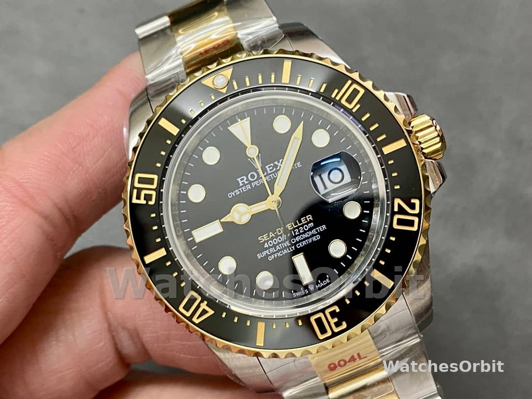 Rolex Sea Dweller Black Dial Oyster Bracelet 126603 0001 Men's Watch