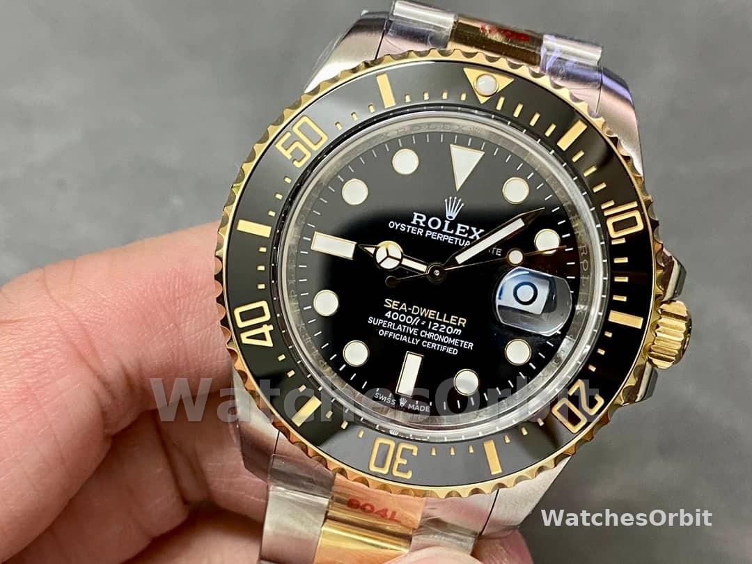 Rolex Sea Dweller Black Dial Oyster Bracelet 126603 0001 Men's Watch