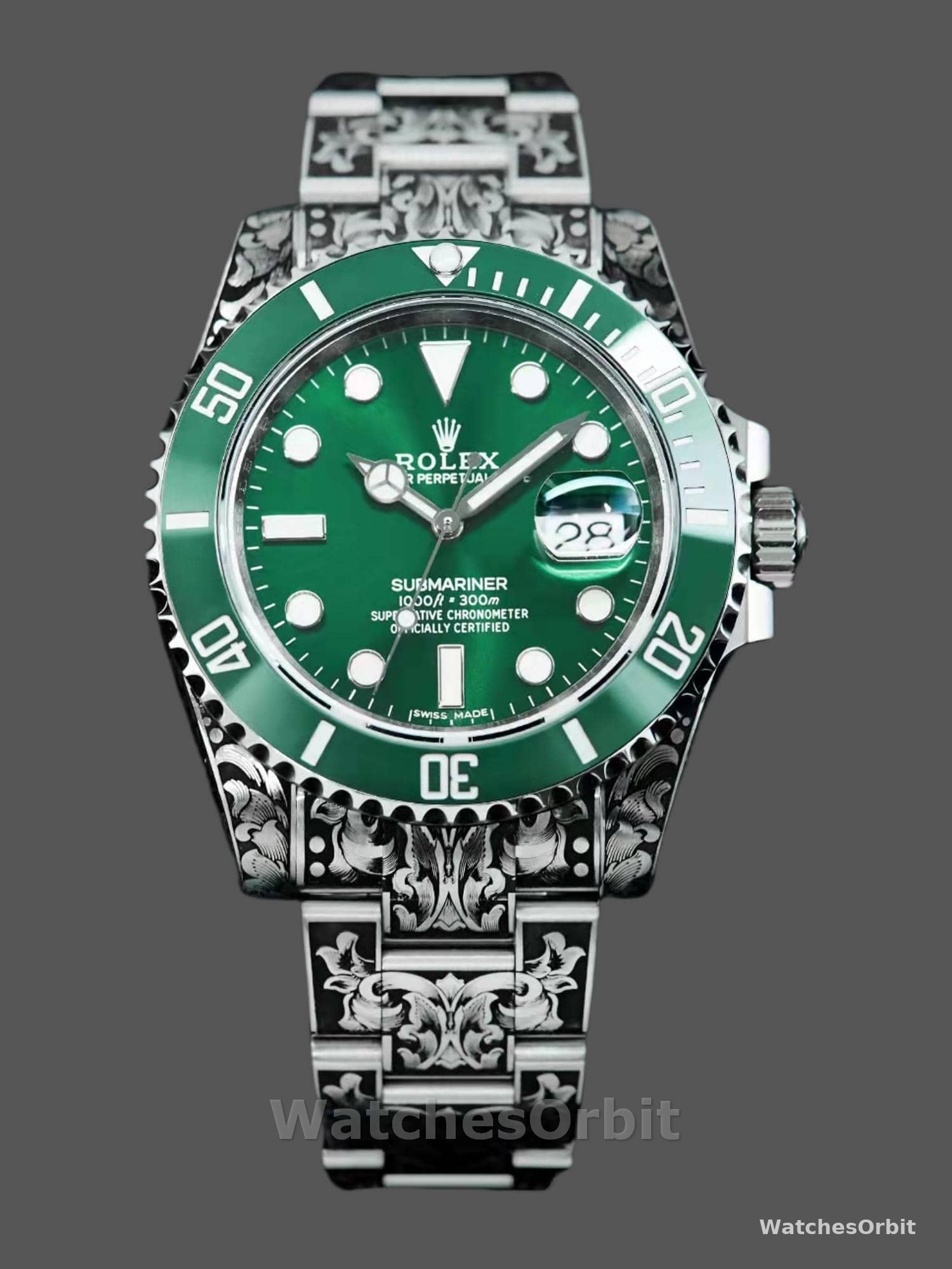 Huckleberry Custom Rolex Submariner Green