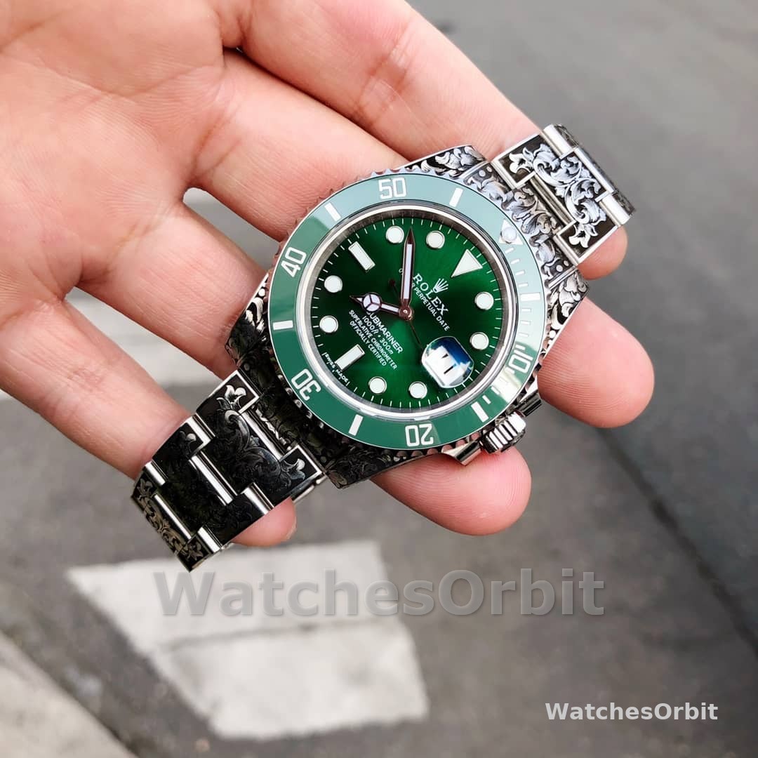 Huckleberry Custom Rolex Submariner Green