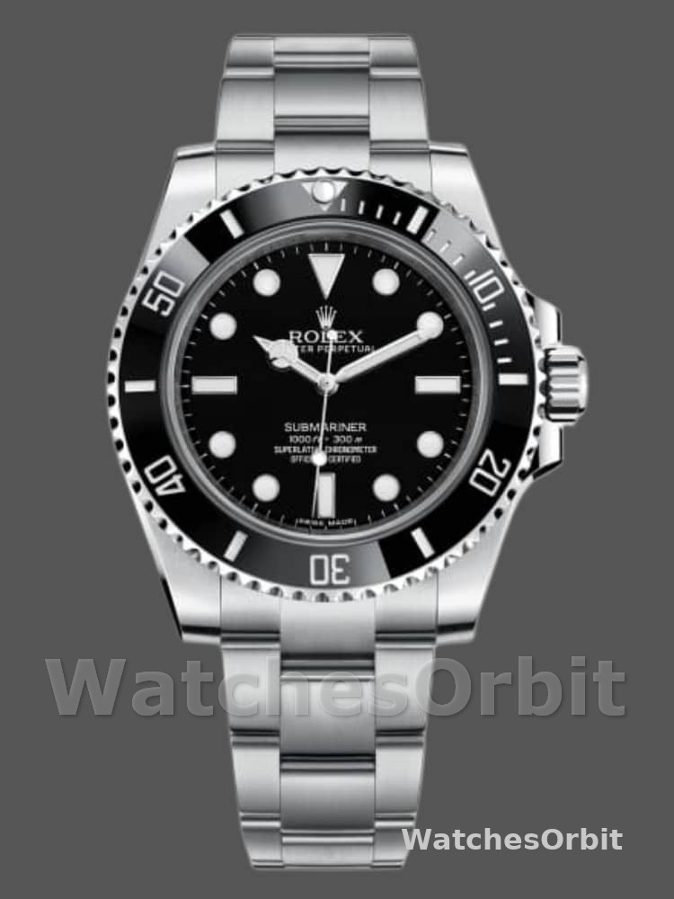 Rolex Submariner 114060 Stainless Steel Black Dial 40mm Mens Replica Watch
