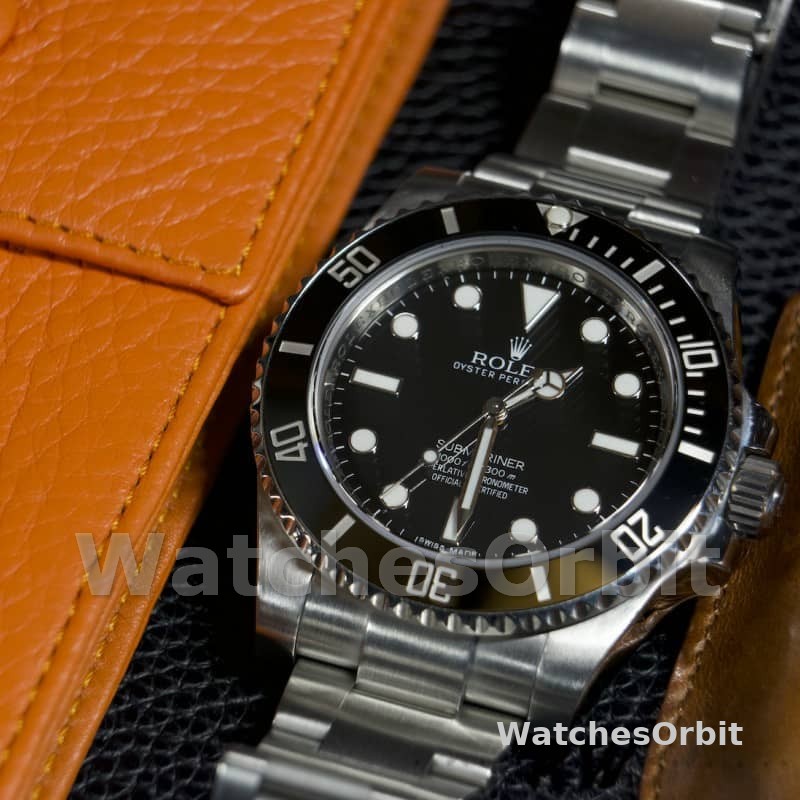 Rolex Submariner 114060 Stainless Steel Black Dial 40mm Mens Replica Watch