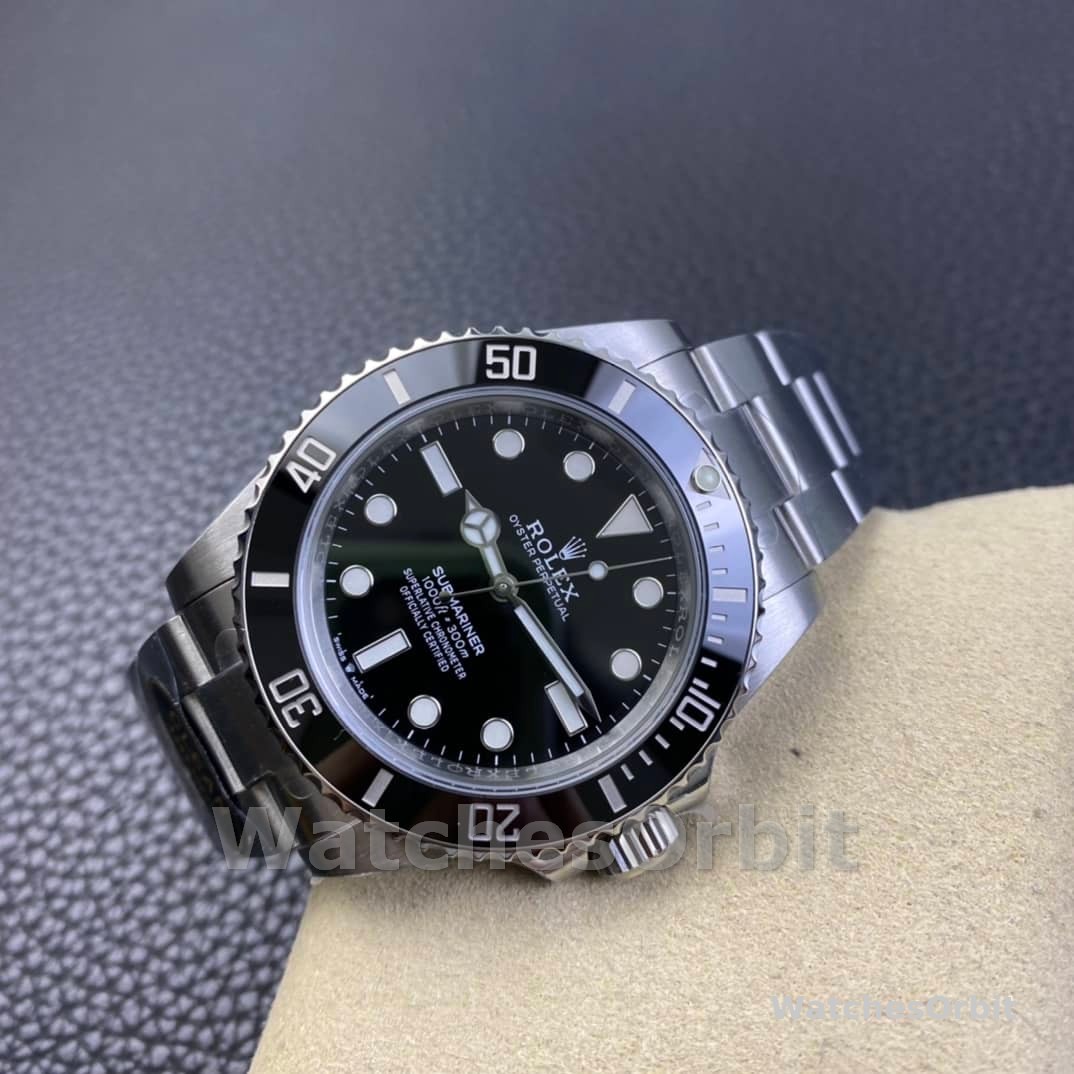 Rolex Submariner 124060 Oyster Stainless Steel Black Dial 41mm Mens Replica Watch