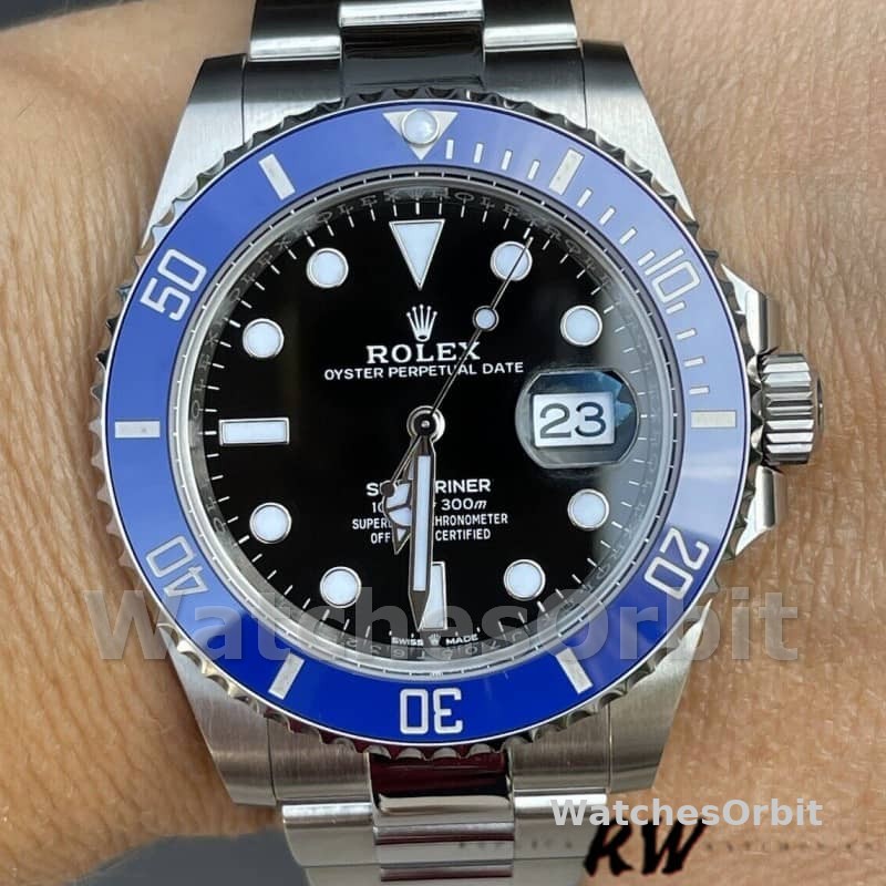 Rolex Submariner 126610 Blue Bezel Black Dial 41mm Mens Replica Watch