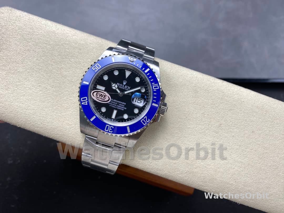 Rolex Submariner 126610 Blue Bezel Black Dial 41mm Mens Replica Watch