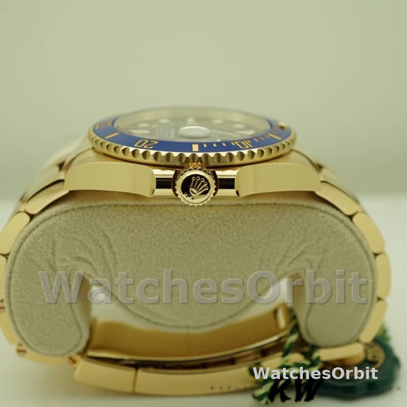 Rolex Submariner 126618LB Yellow Gold Blue Dial 41mm Mens Replica Watch