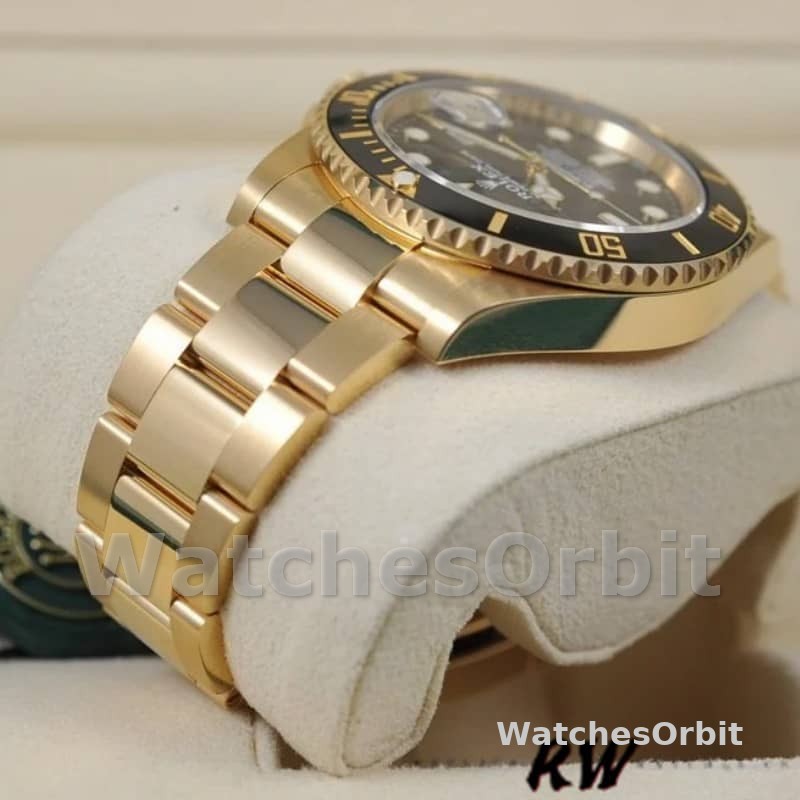 Rolex Submariner 126618LN Yellow Gold Black Dial 41mm Mens Replica Watch