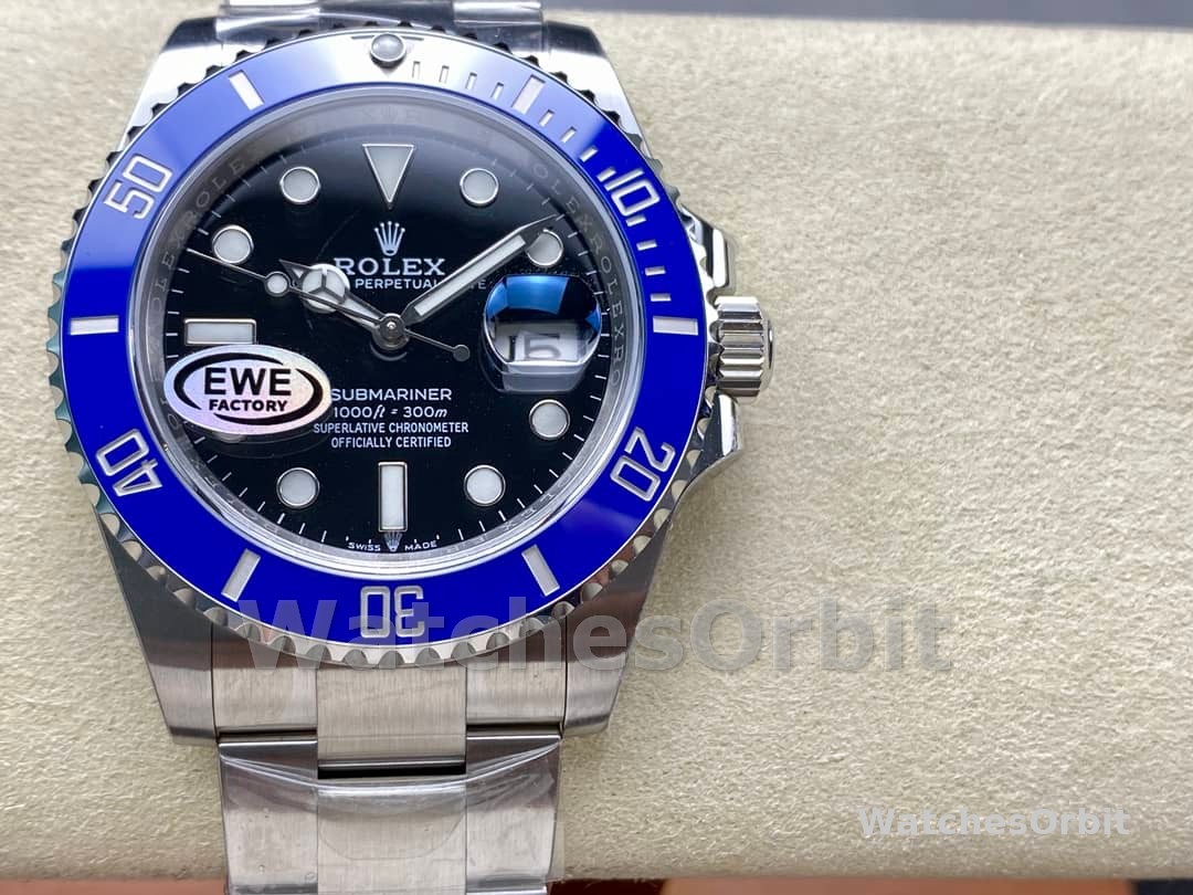 Rolex Submariner 126619LB 0003 Blue Ceramic Bezel Black Dial 41mm Mens Replica Watch