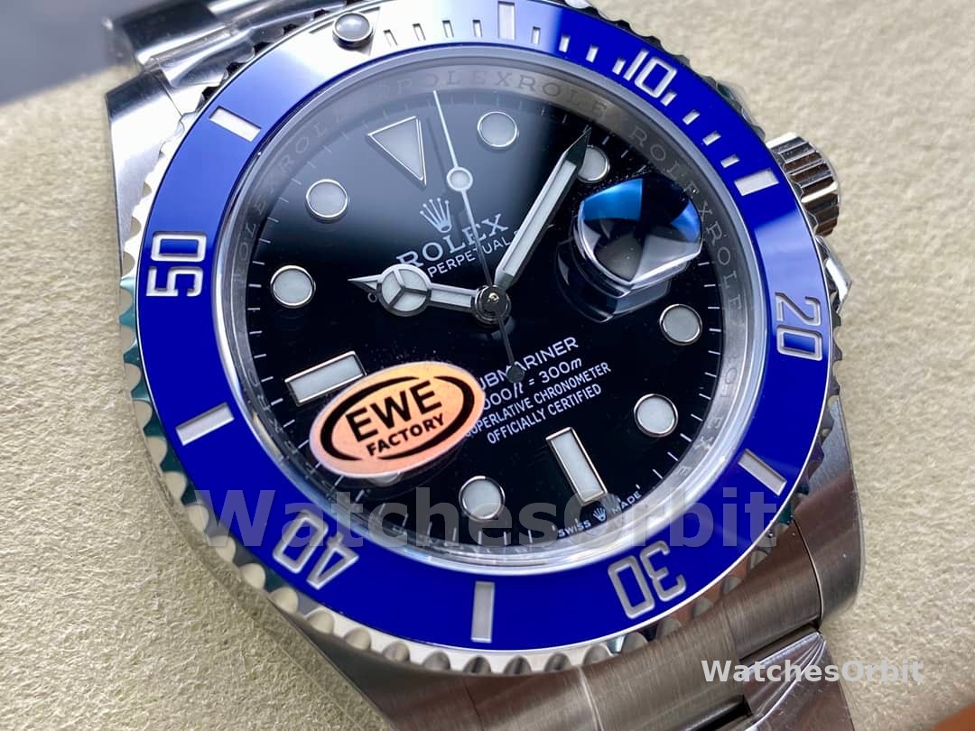 Rolex Submariner 126619LB 0003 Blue Ceramic Bezel Black Dial 41mm Mens Replica Watch