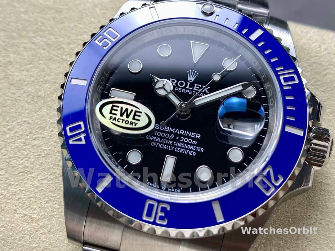 Rolex Submariner 126619LB 0003 Blue Ceramic Bezel Black Dial 41mm Mens Replica Watch