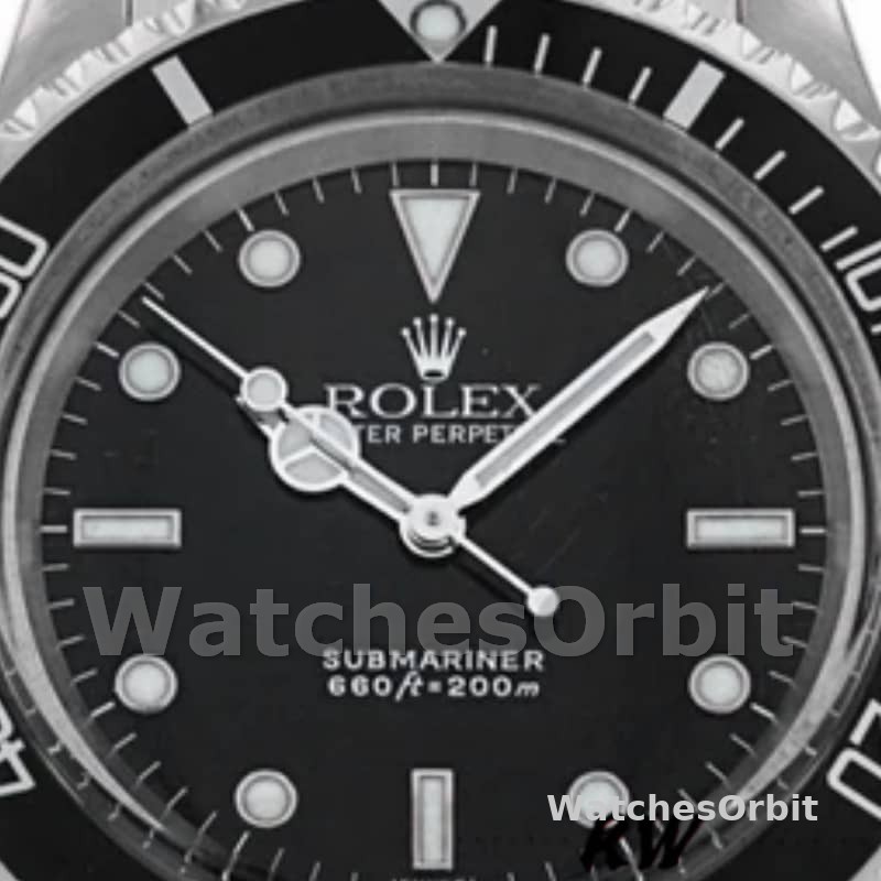Rolex Submariner 5513 Black Dial Stainless Steel 40mm Mens Replica Watch