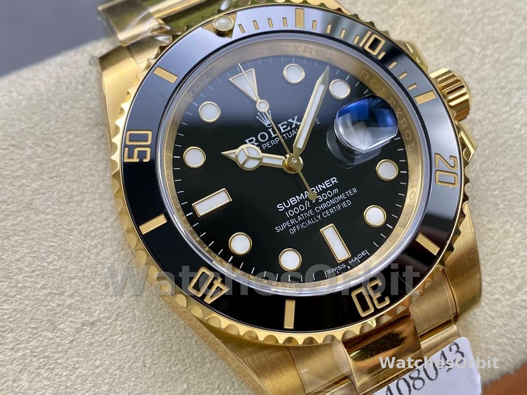 Rolex Submariner Date 116618LN Black Dial 40mm Mens Replica Watch