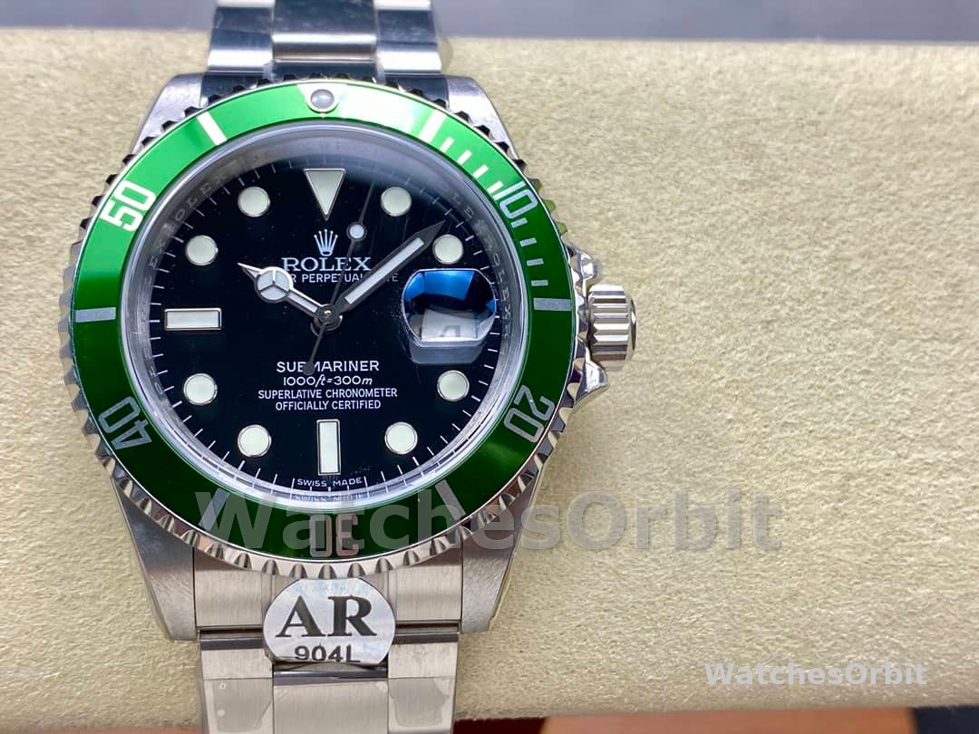 Rolex Submariner Date 16610LV Stainless Steel Oyster 40MM Black Dial Mens Replica Watch