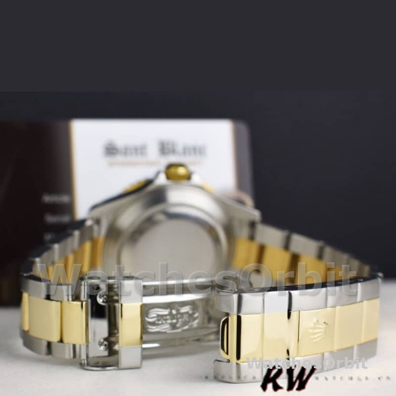 Rolex Submariner Date 16613LN Yellow Gold Stainless Steel Black Dial 40mm Mens Replica Watch
