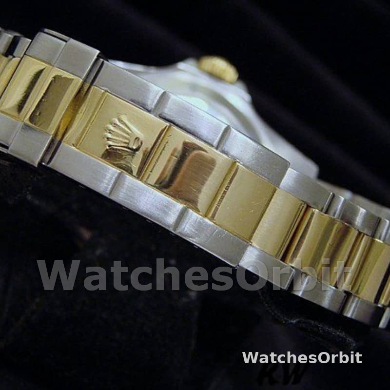 Rolex Submariner Date 16613LN Yellow Gold Stainless Steel Black Dial 40mm Mens Replica Watch