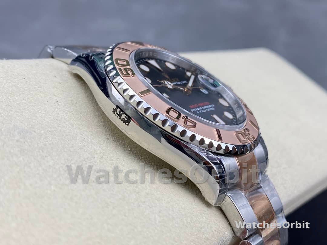 Rolex Yacht-Master 126621 EverRose Gold Black Dial 40MM Mens Replica Watch