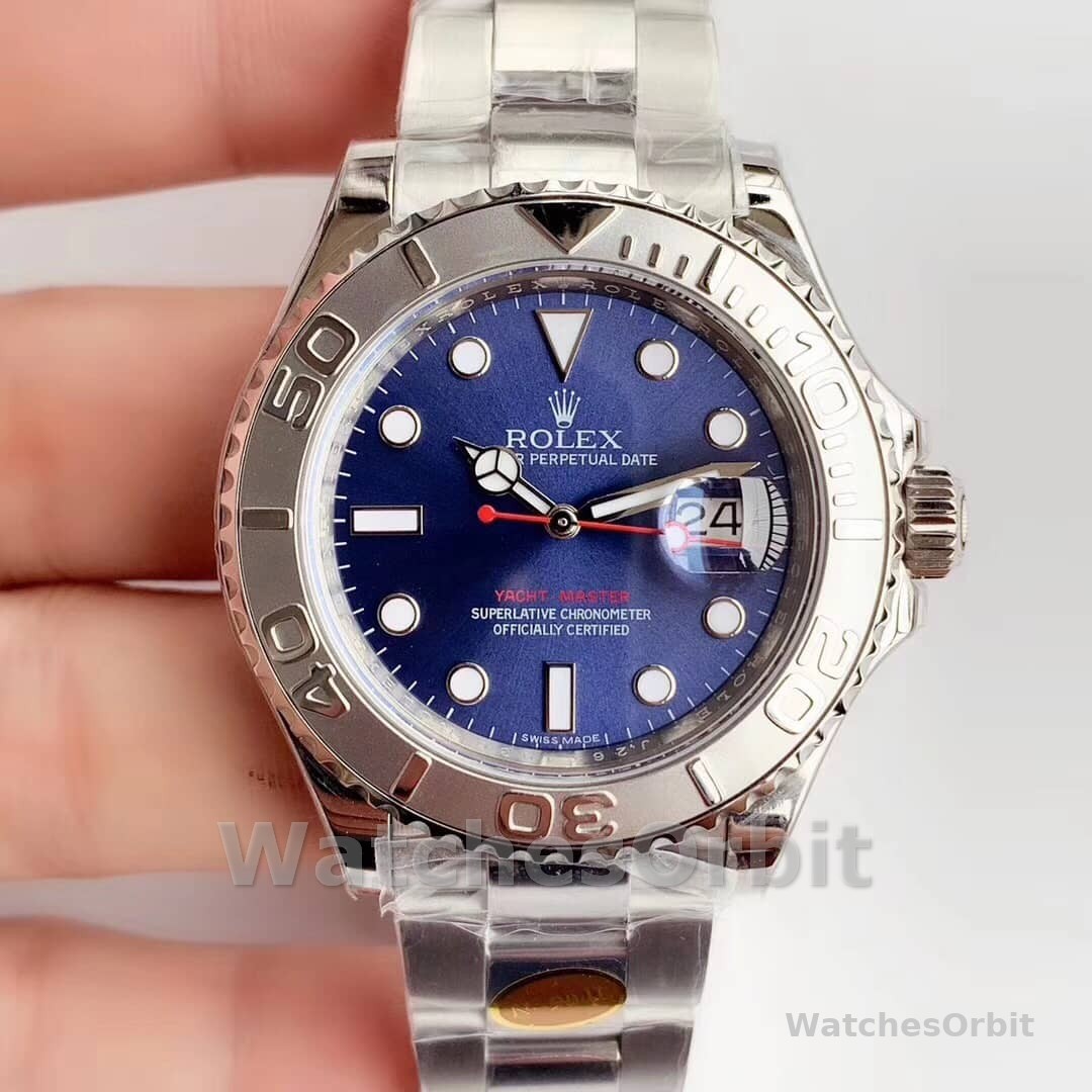 Rolex Yacht-Master 126622 Platinum Bezel Blue Dial 40MM Mens Replica Watch