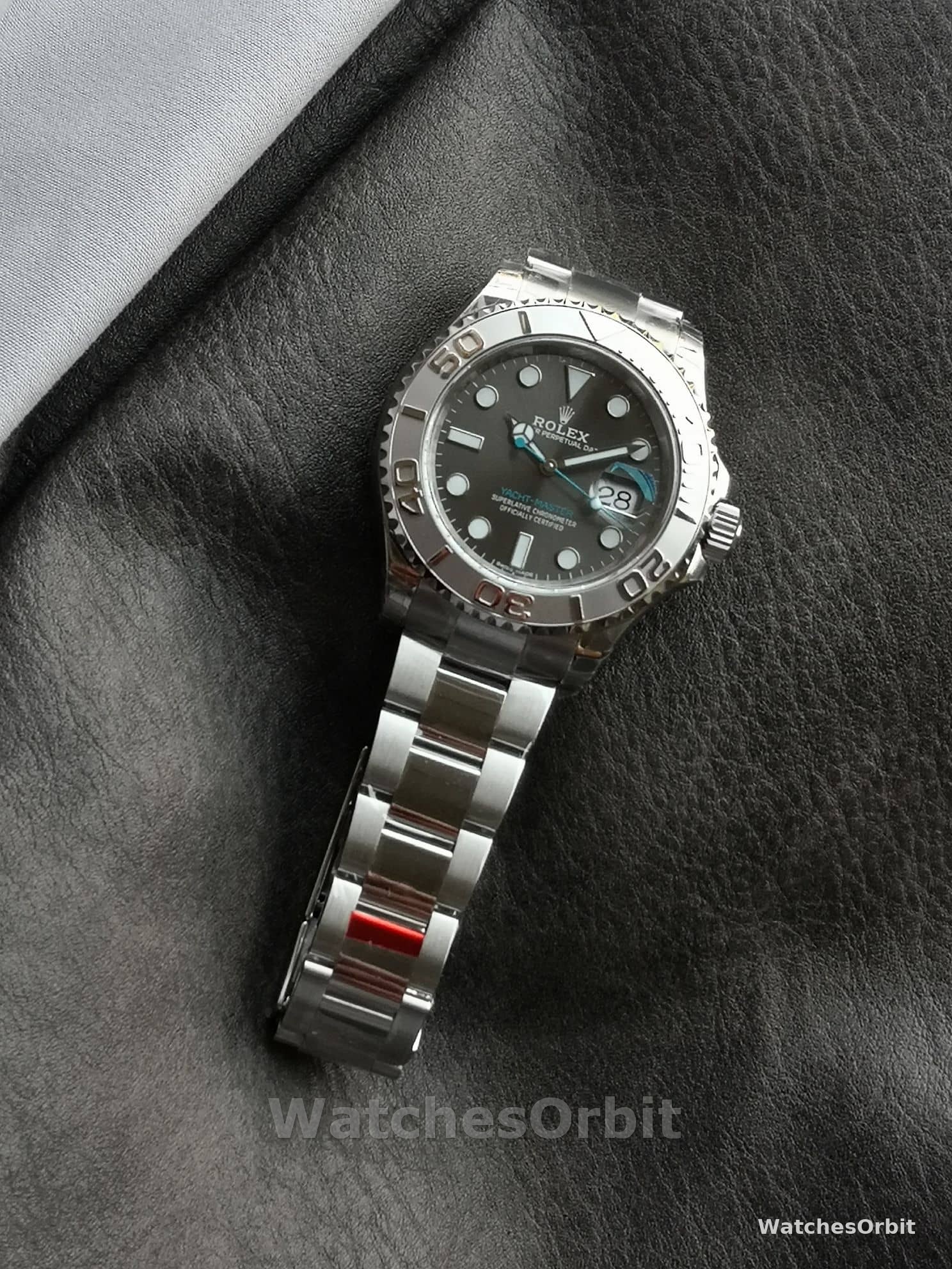Rolex Yacht-Master 126622 Platinum Bezel Dark Rhodium Grey Dial 40MM Mens Replica Watch