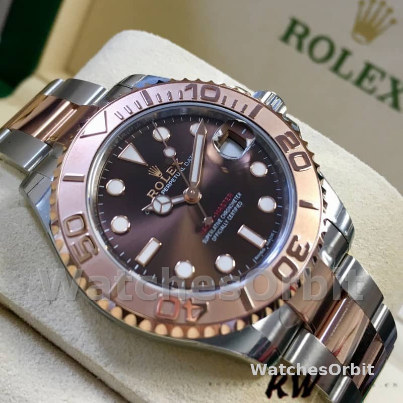 Rolex Yacht-Master 268621 Everose Bezel Chocolate Dial 37mm Unisex Replica Watch