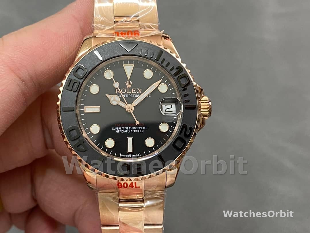 Rolex Yacht Master 37mm Black Dial Oyster Bracelet m268655 Watch