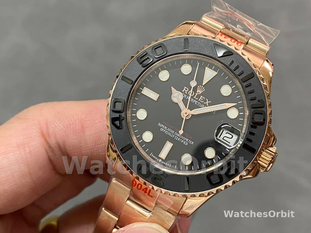 Rolex Yacht Master 37mm Black Dial Oyster Bracelet m268655 Watch
