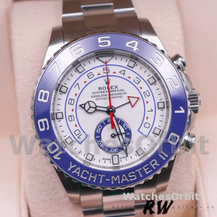 Rolex Yacht-Master II 116680 White Square Dial 44mm Mens Replica Watch