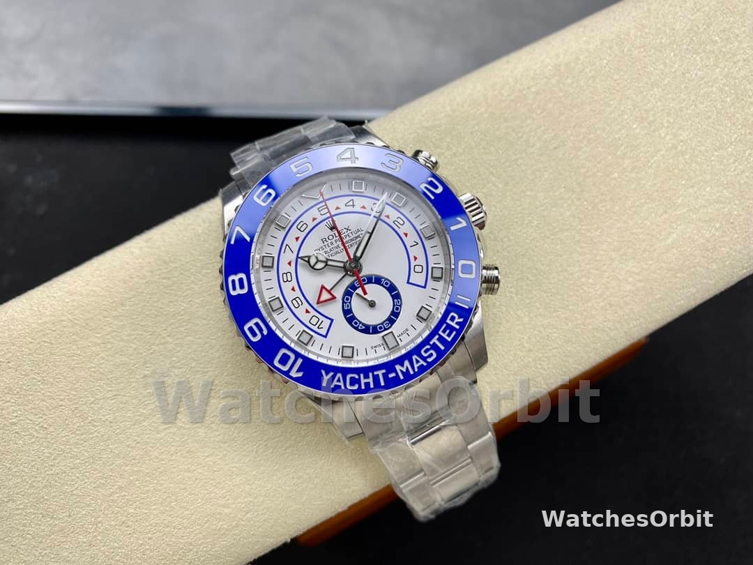 Rolex Yacht-Master II 116680 White Square Dial 44mm Mens Replica Watch