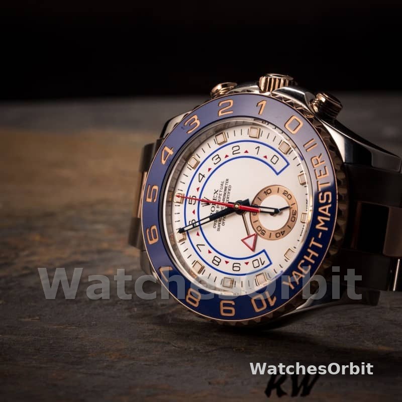 Rolex Yacht-Master II 116681 White dial 44mm Mens replica Watch